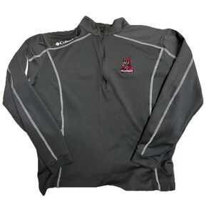 Columbia Golf 1/4 Zip Pull Over Long Sleeve Shotgun Men SZ L  ALABAMA Role Tide